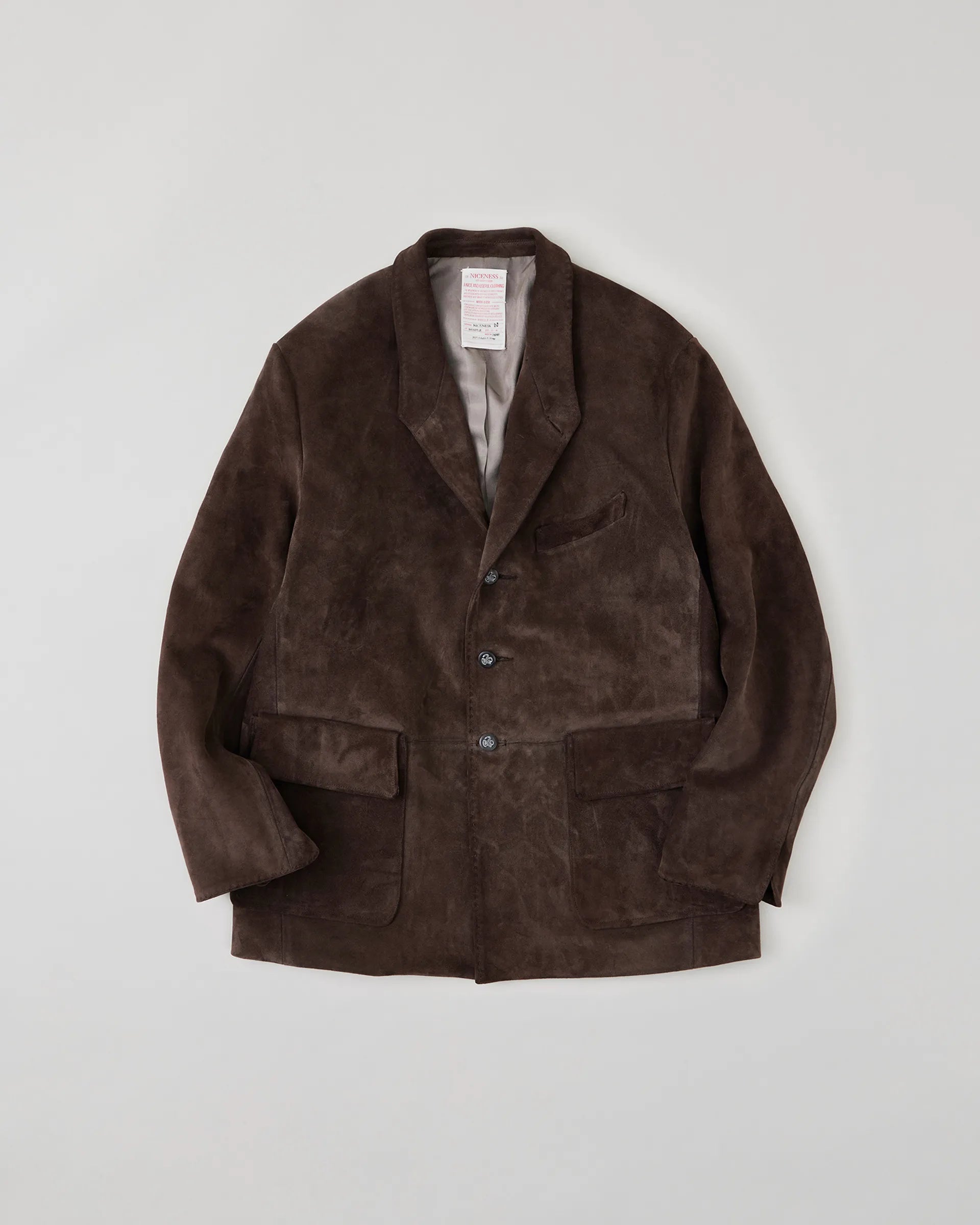 NICENESS 25AW CASABLANCAS / Cow Suede Hunting Teba Jacket